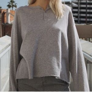 Brandy Melville Crop Crewneck